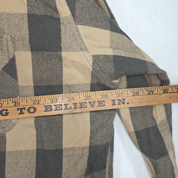 St Johns Bay Shacket Shirt Mens XXLT Flannel Button Up Workwear Heavyweight - Picture 4 of 12